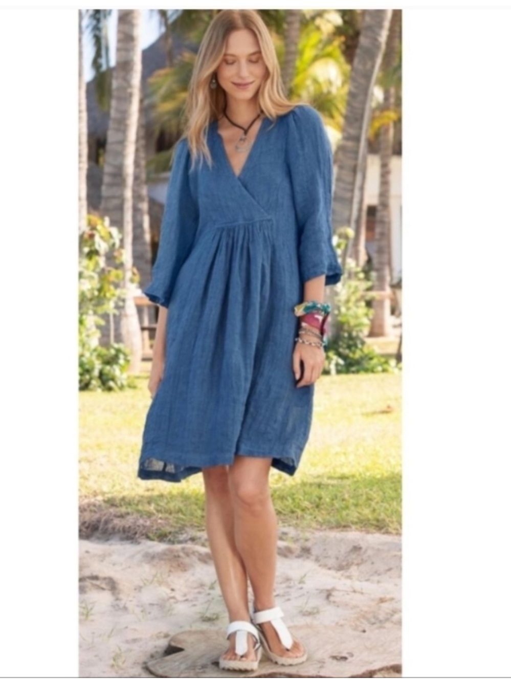 Sundance La Belle Lune Linen Dress